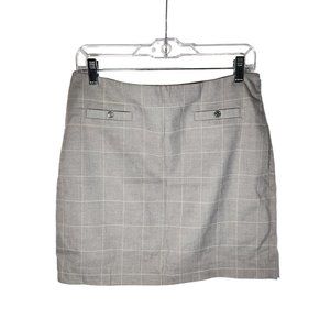 Banana Republic Mini Skirt Gray Size M